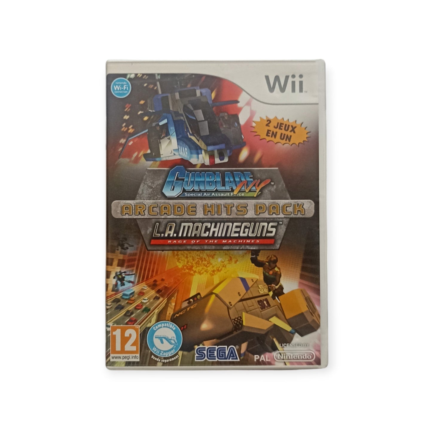Jeu Gunblade NY & LA Machineguns Arcade Hits Pack Nintendo Wii complet – version officielle SEGA