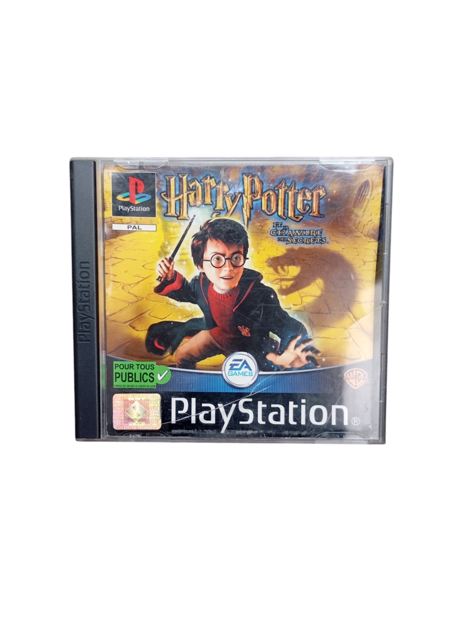 Harry Potter et la Chambre des Secrets PlayStation 1 complet en boîte avec CD et notice