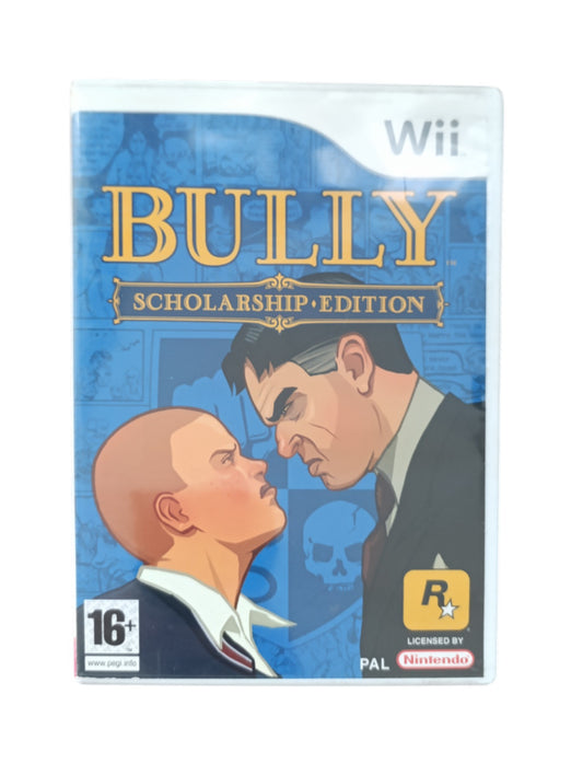 Jeu Bully Scholarship Edition Nintendo Wii complet en boîte avec notice
