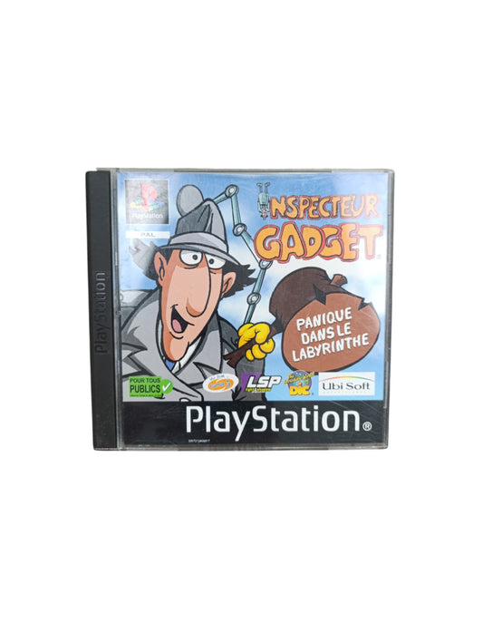 Inspecteur Gadget PlayStation 1 complet en boîte avec CD et notice