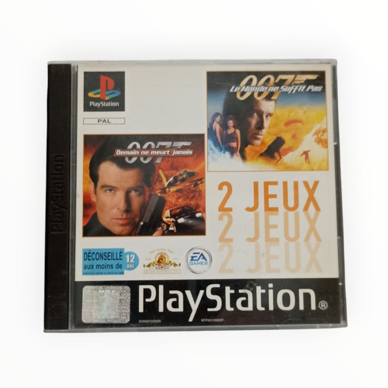 Compilation James Bond 007 – Demain ne meurt jamais & Le Monde ne suffit pas (2 Jeux) – PlayStation 1