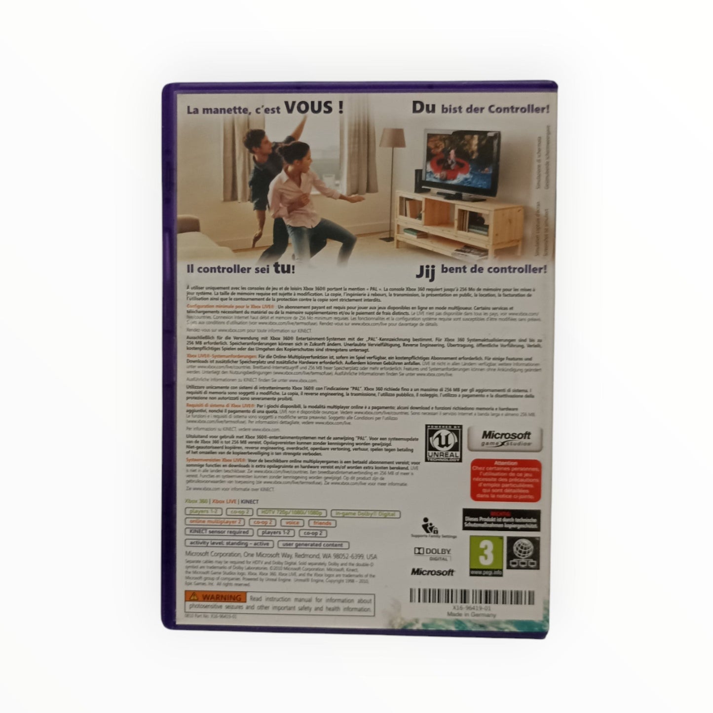 Kinect Adventures! – Xbox 360 – Complet - Masaru