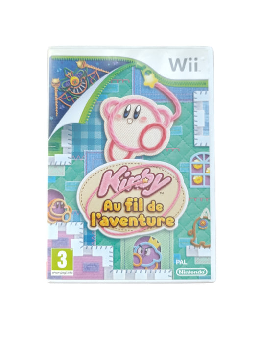 Jeu Kirby au fil de l’aventure sur Nintendo Wii complet en boîte avec notice
