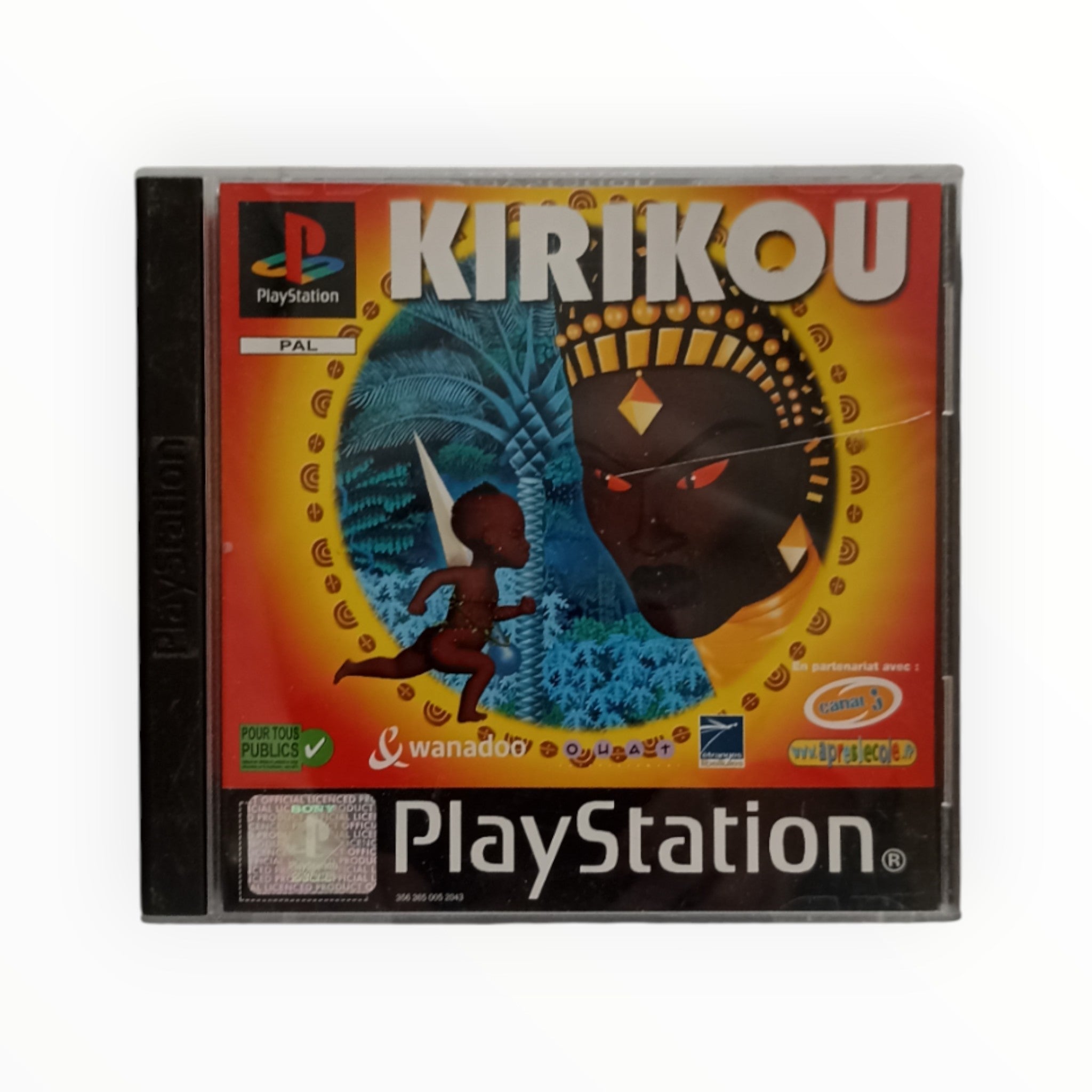 Jeu PS1 Kiriku – Version PAL (Italie, Espagne, Portugal) – Bon état