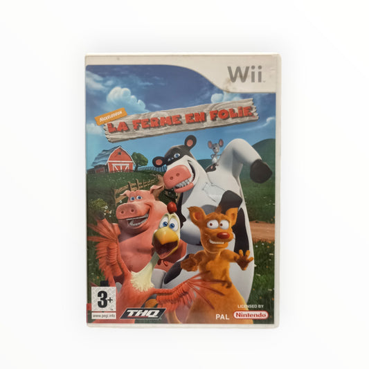 La Ferme en Folie sur Nintendo Wii jeu complet avec boîte et notice