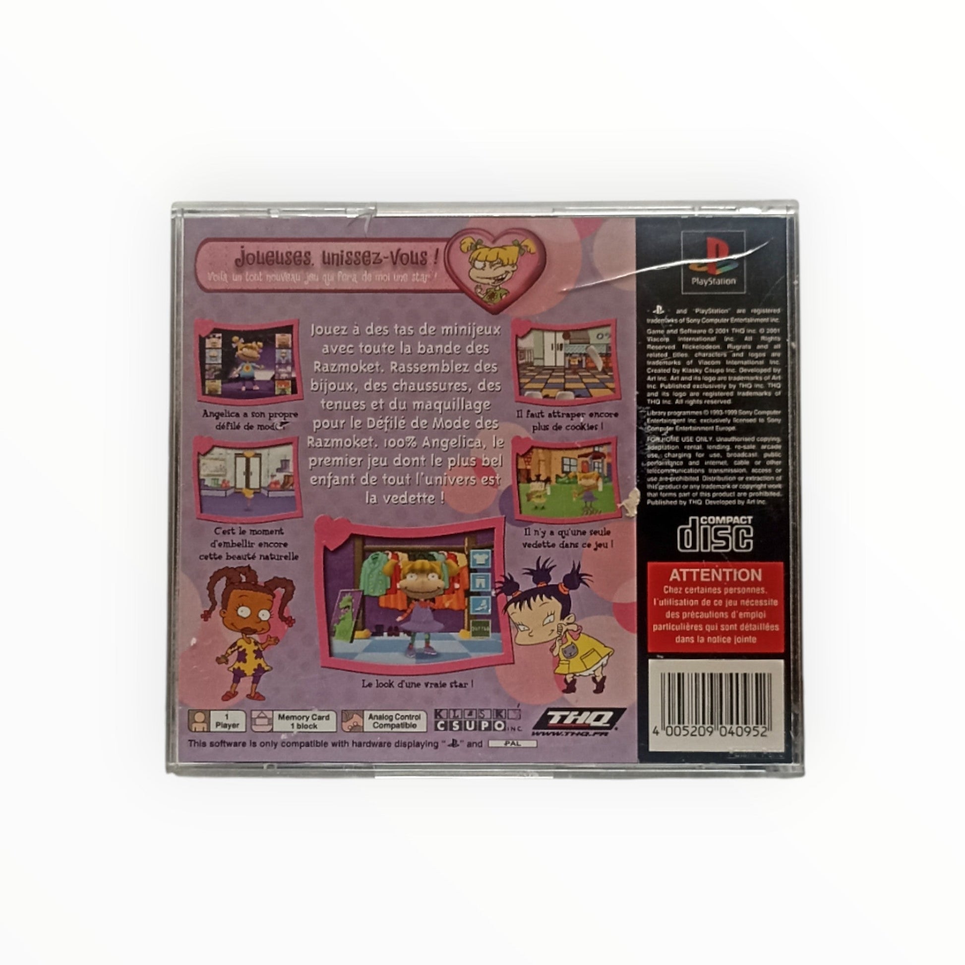 Les Razmoket 100% Angelica Playstation 1 (PS1) - Masaru