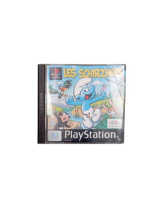 Les Schtroumpfs PlayStation 1 PS1 complet en boîte avec disque et notice
