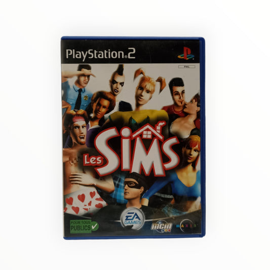 Les Sims sur PlayStation 2 complet avec boîte, notice et disque