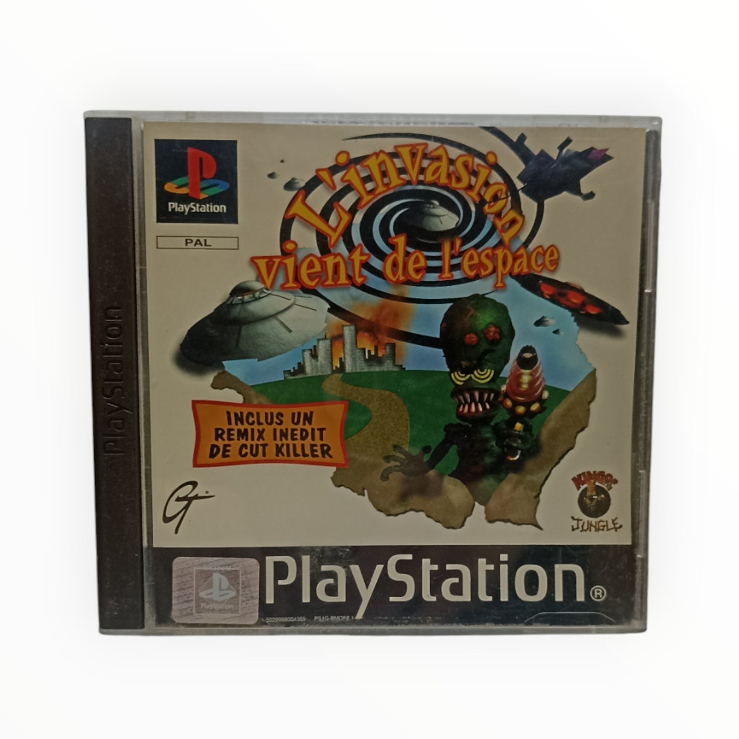 Jeu L'Invasion vient de l'espace PlayStation 1 PS1 PAL complet avec notice