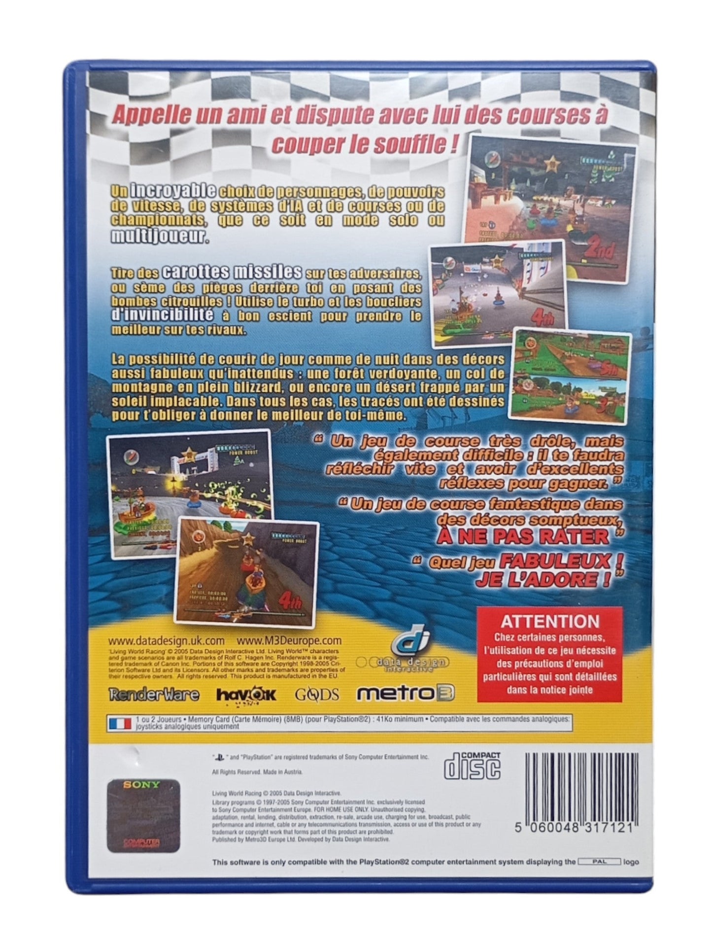 Living world racing Playstation 2 (PS2) - Masaru