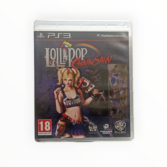 Jeu Lollipop Chainsaw PlayStation 3 complet – version officielle Warner Bros Grasshopper Manufacture