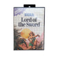 Lord of the Sword Sega Master System en boîte avec cartouche sans notice