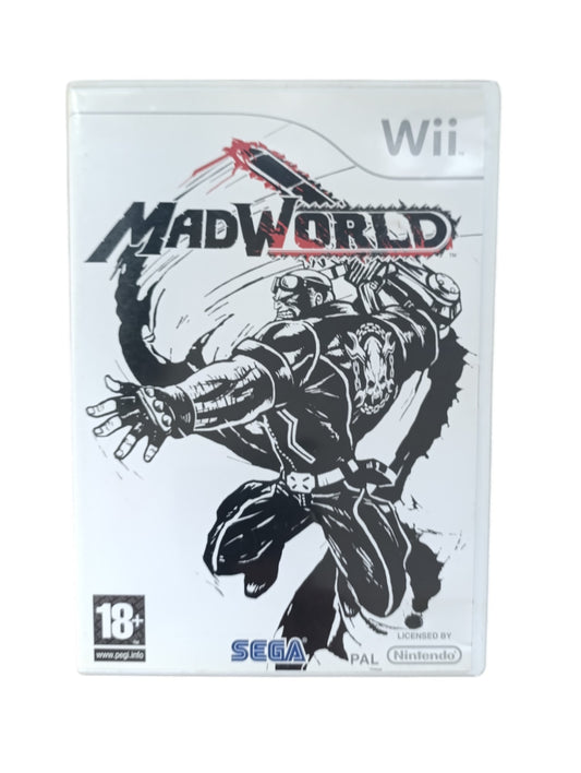Jeu MadWorld sur Nintendo Wii complet en boîte avec notice" />
