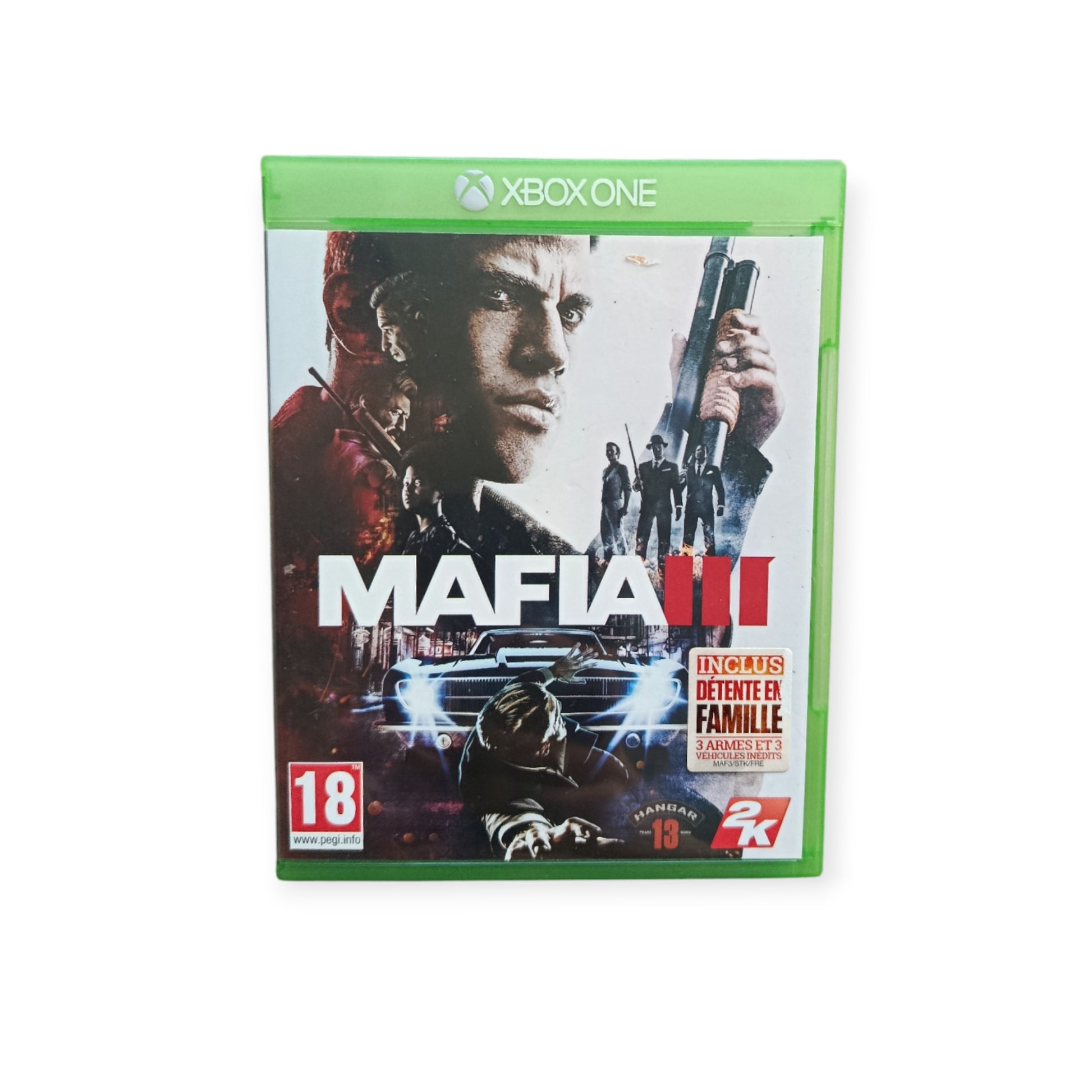 Mafia III Xbox One PAL FR disque original fonctionnel nickel
