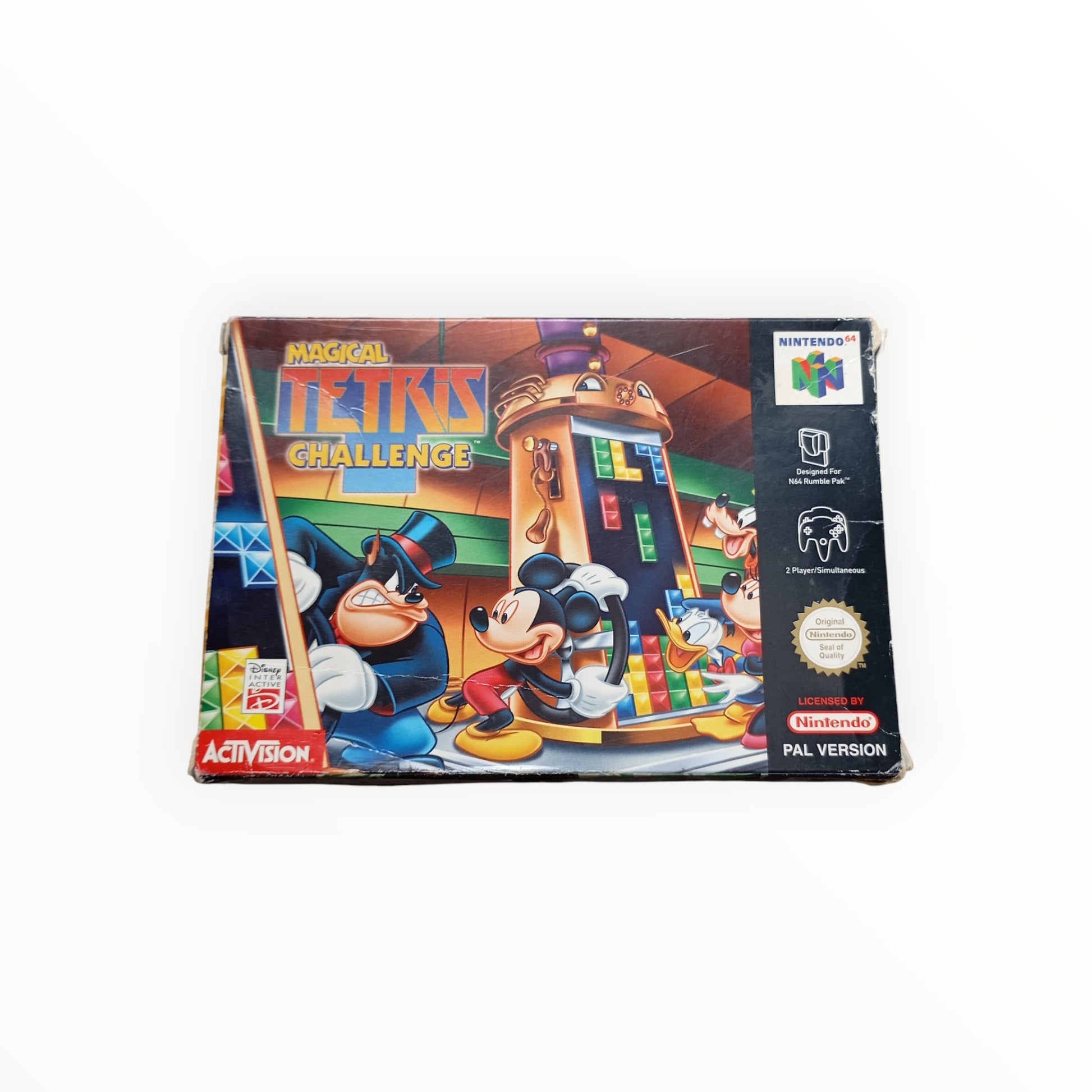 Magical Tetris Challenge complet sur Nintendo 64 avec boîte et notice