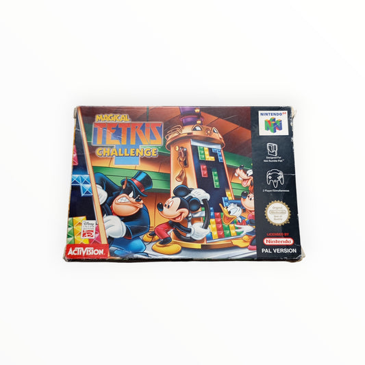 Magical Tetris Challenge complet sur Nintendo 64 avec boîte et notice