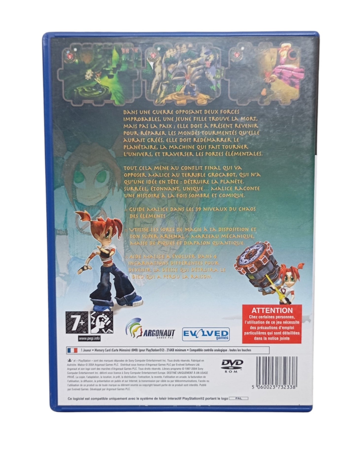 Malice Playstation 2 (PS2) - Masaru