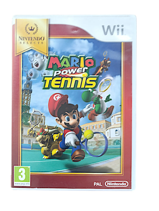 Mario Power Tennis Nintendo Wii édition Nintendo Selects complet en boîte avec notice
