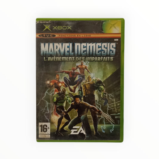 Marvel Nemesis L’Avènement des Imparfaits Xbox complet avec boîte disque et notice