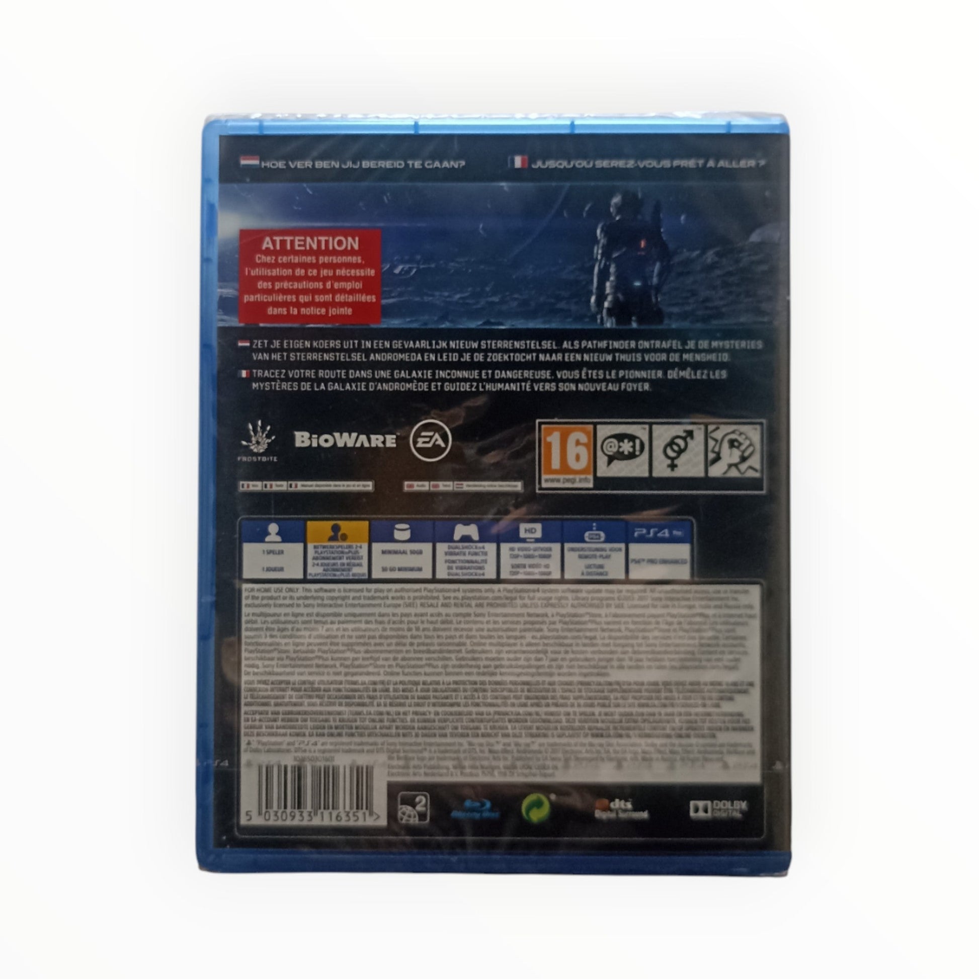 Mass effect : Andromeda (Playstation 4) neuf sous blister - Masaru