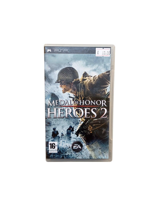 Medal of Honor Heroes 2 PlayStation Portable complet en boîte avec UMD et notice