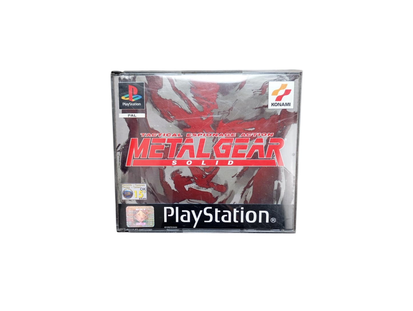 Metal Gear Solid complet en boîte avec notices PlayStation 1