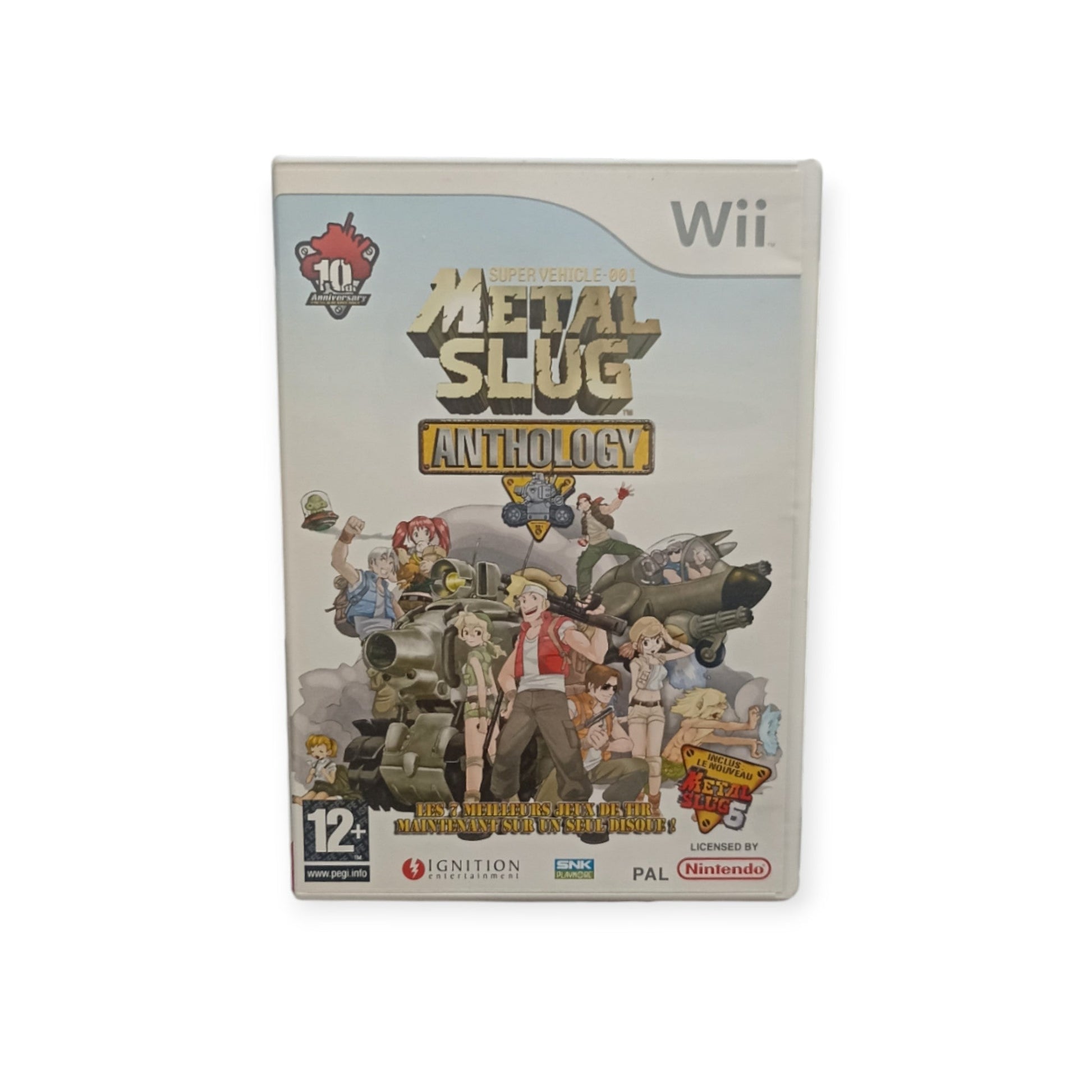 Jeu Metal Slug Anthology Nintendo Wii complet – compilation officielle SNK Playmore
