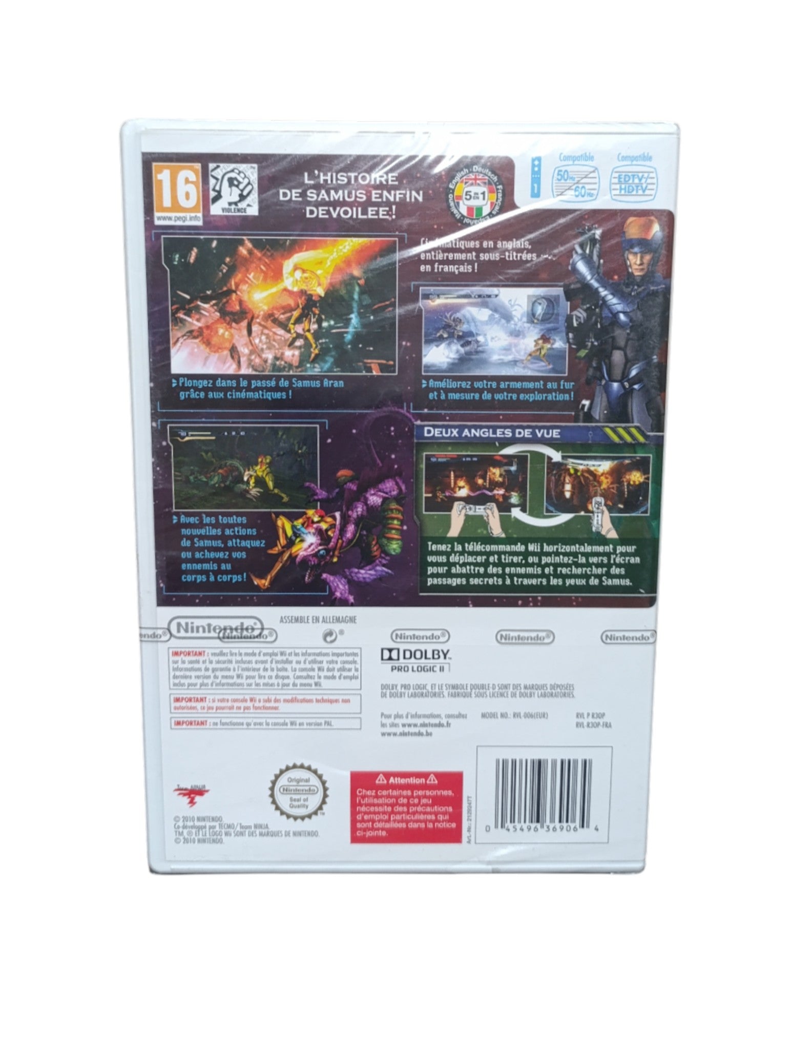 Metroid: Other M – Nintendo Wii (neuf sous blister scellé) - Masaru