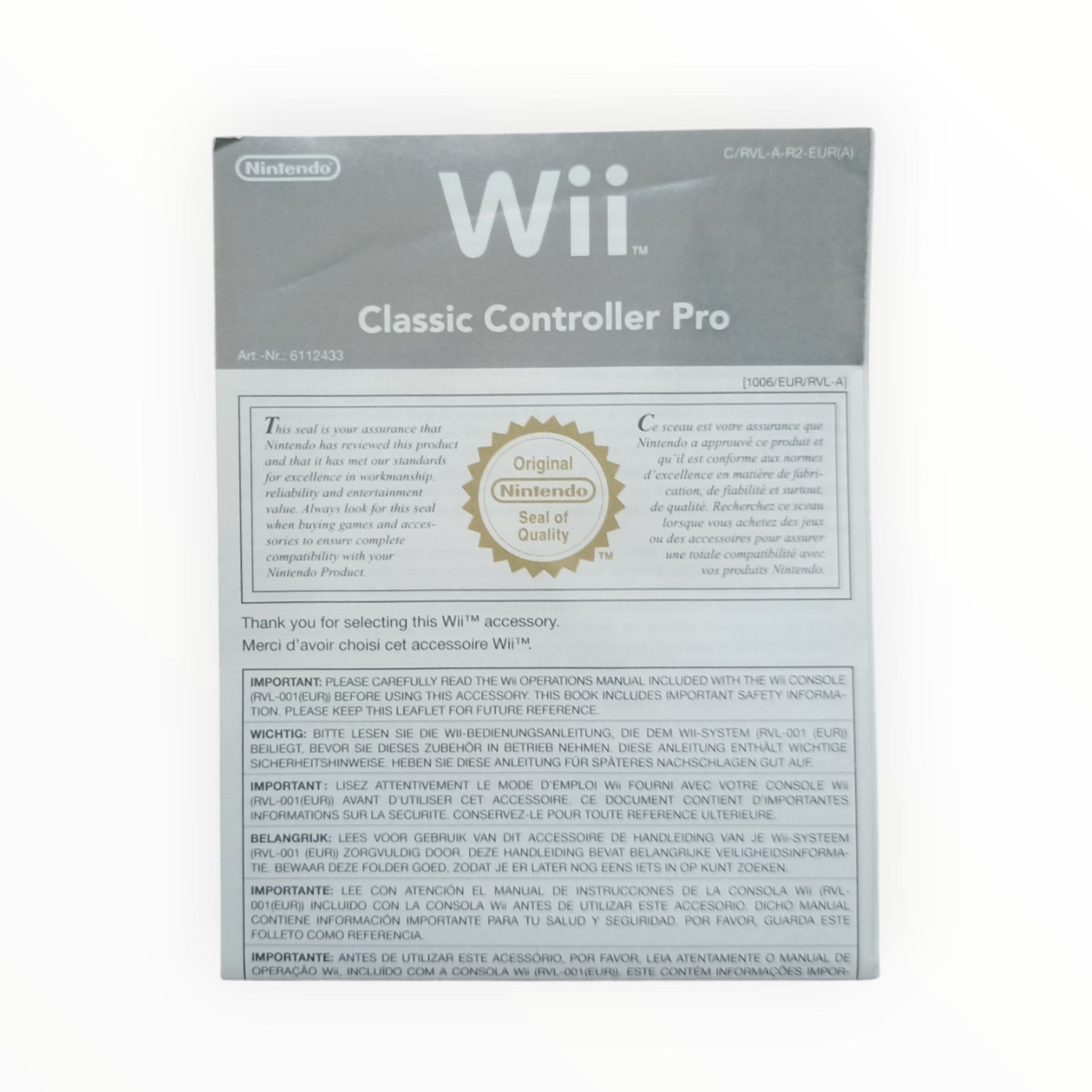 Monster Hunter Tri – Classic Controller Pro Pack WII - Masaru