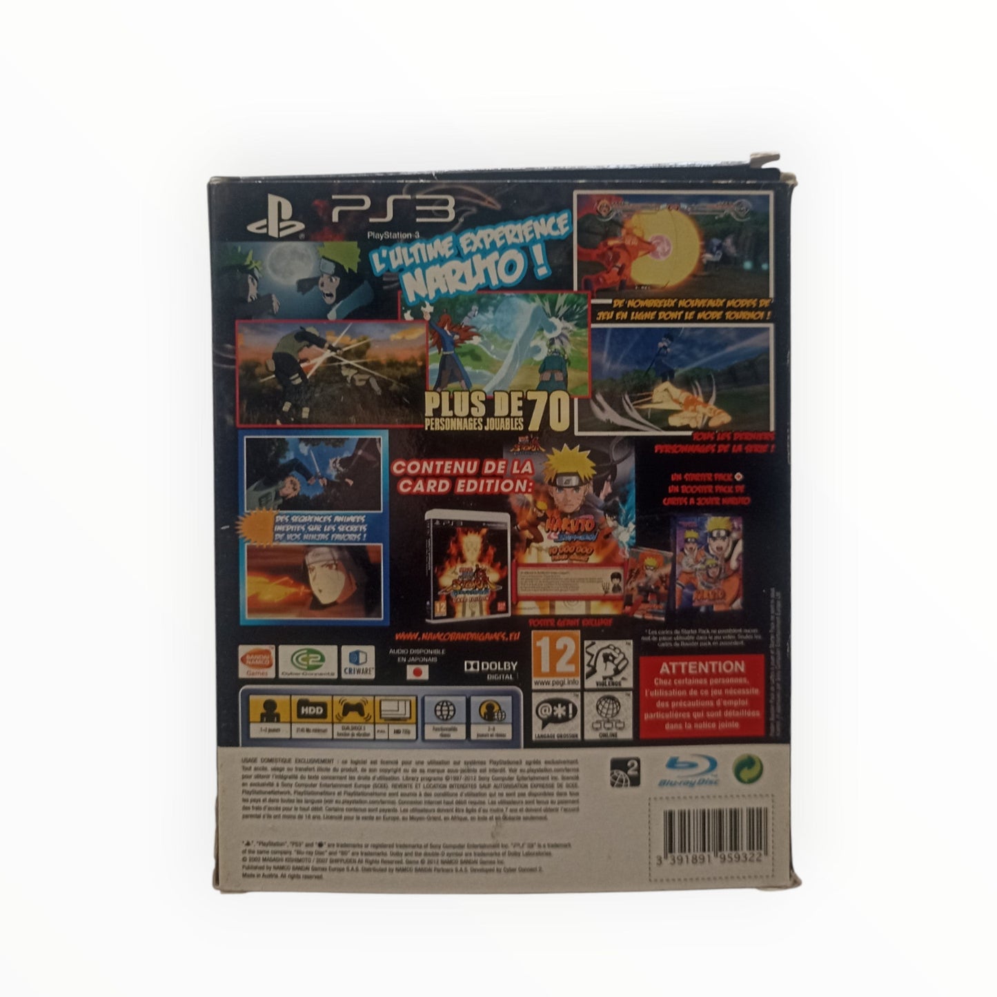 Naruto Shippuden: Ultimate Ninja Storm Generations – Card Edition – PlayStation 3 (PS3) – Complet - Masaru
