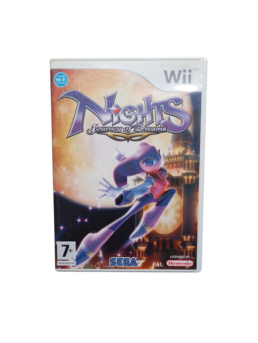 NiGHTS Journey of Dreams complet en boîte avec notice Nintendo Wii
