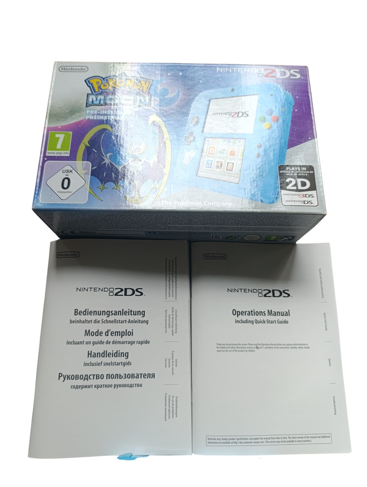 Nintendo 2DS Édition Pokémon Moon – en boîte complète avec notice - Masaru
