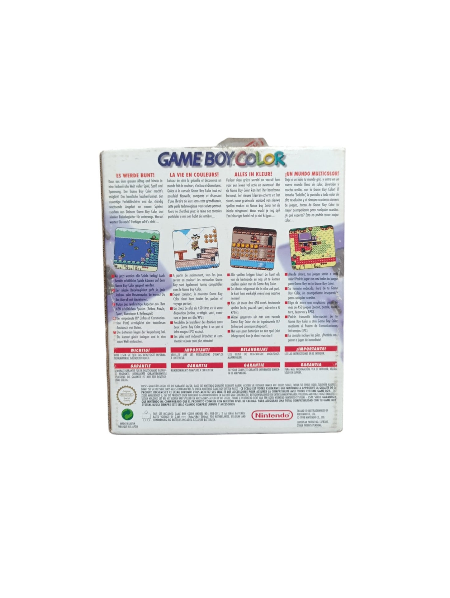 Nintendo Game Boy Color violette – console loose (sans boîte ni notice) - Masaru