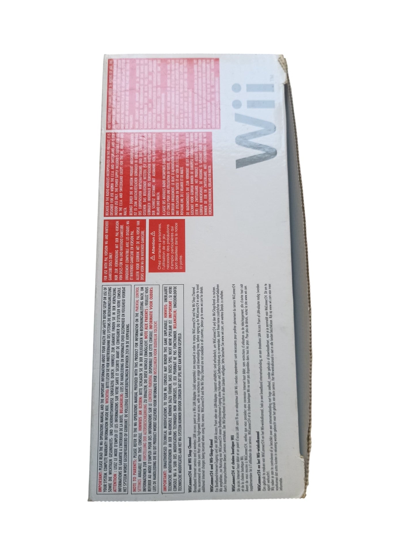 Nintendo Wii Blanche – Pack Wii Sports – Complet en boîte (sans manettes, PAL) - Masaru