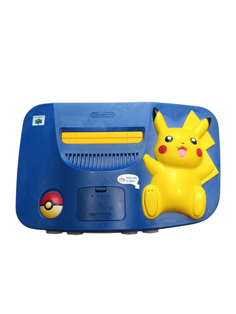 Nintendo 64 – Édition Spéciale Pokémon Pikachu (selon option choisie)