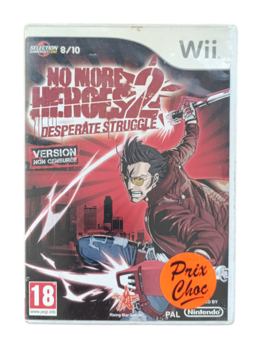 No More Heroes 2 Desperate Struggle Nintendo Wii jeu complet original