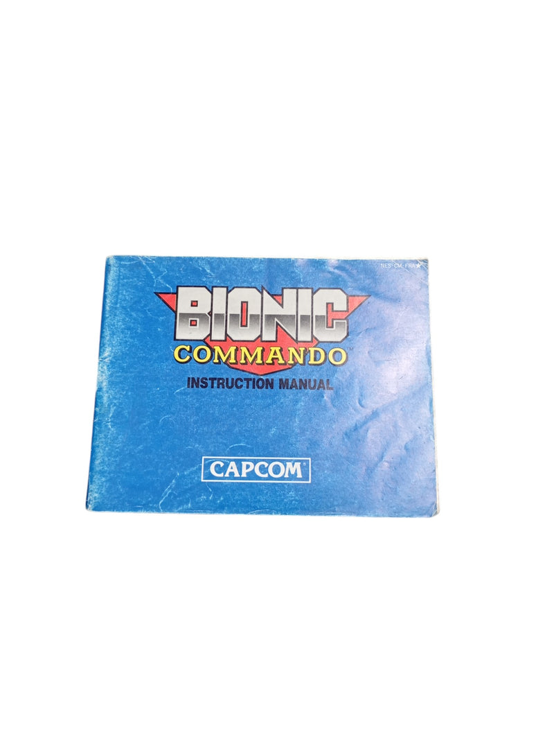Notice Bionic Commando Nintendo NES