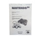 Notice originale Nintendo 64 pour console seule