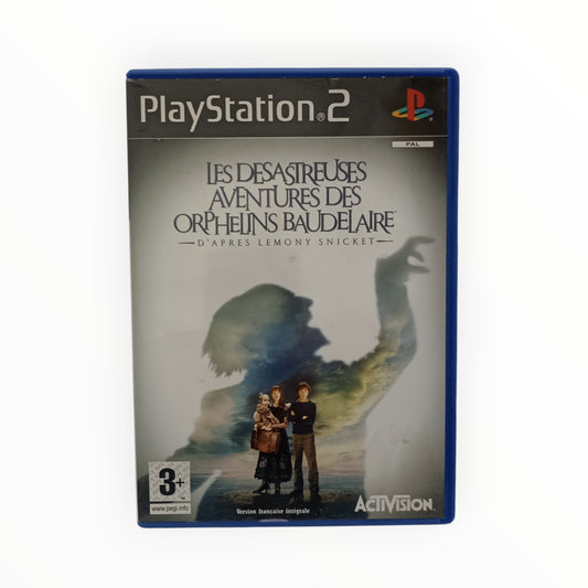 Les Désastreuses Aventures des Orphelins Baudelaire sur PlayStation 2 jeu complet avec boîte et notice