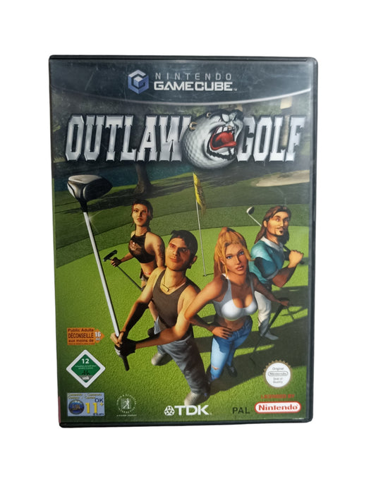 Outlaw Golf Nintendo GameCube complet avec boîte, notice et disque

