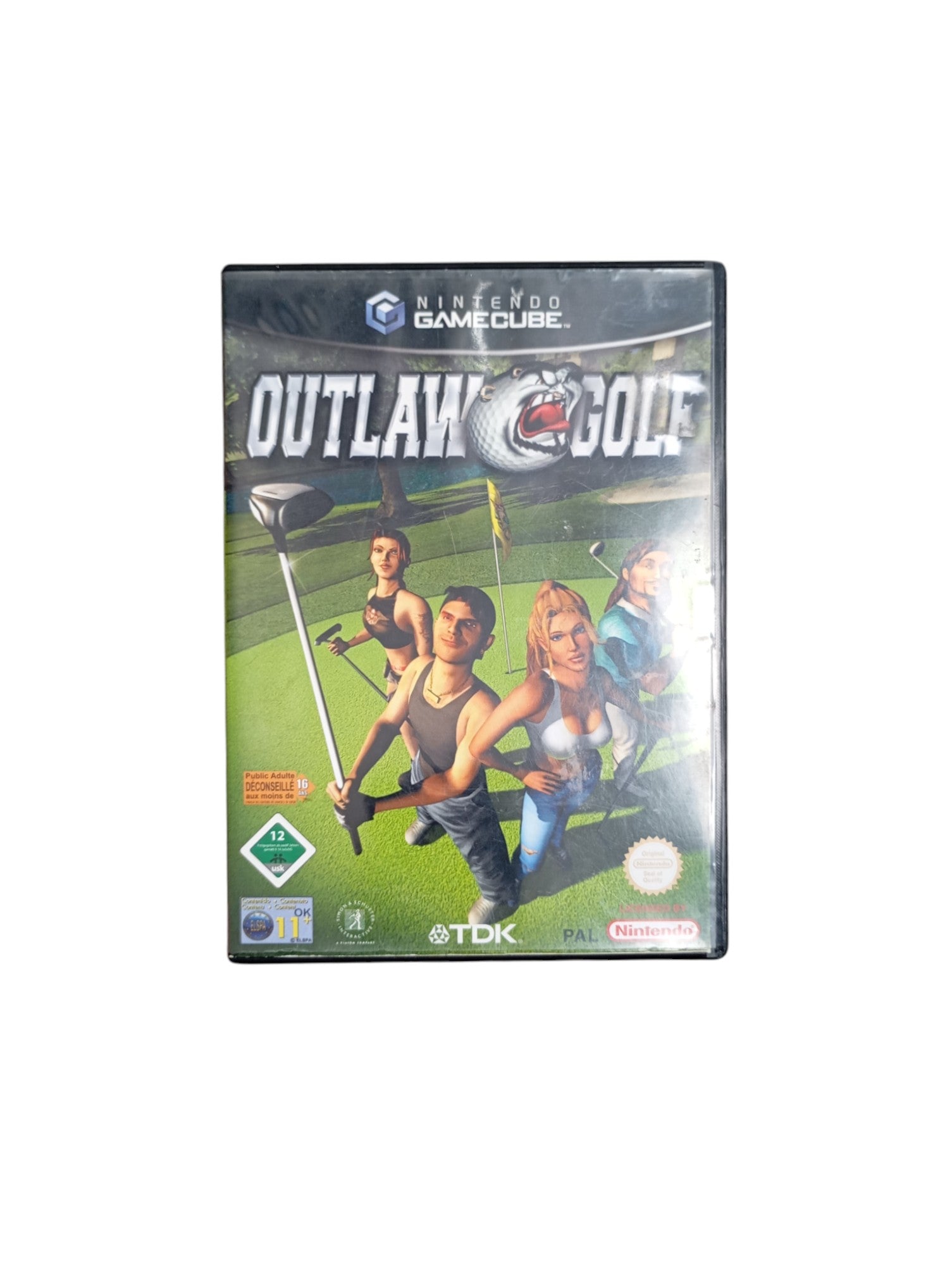 Outlaw Golf Nintendo GameCube complet en boîte avec disque et notice