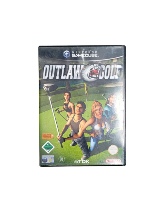 Outlaw Golf Nintendo GameCube complet en boîte avec disque et notice