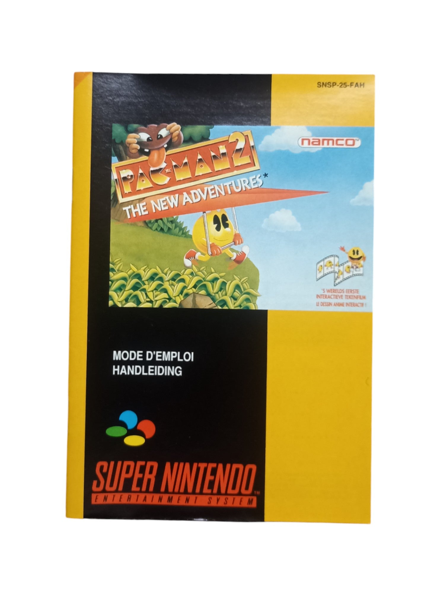 Pac - Man 2: The New Adventures SNES – Complet en boîte avec notice - Masaru