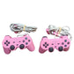 Pack PlayStation 2 Slim Pink – Console + manette + câbles - Masaru