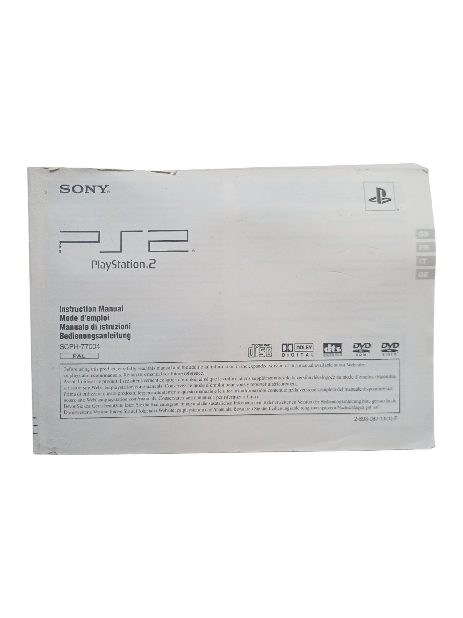 Pack PlayStation 2 Slim Pink – Console + manette + câbles - Masaru
