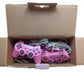 Pack PlayStation 2 Slim Pink – Console + manette + câbles - Masaru