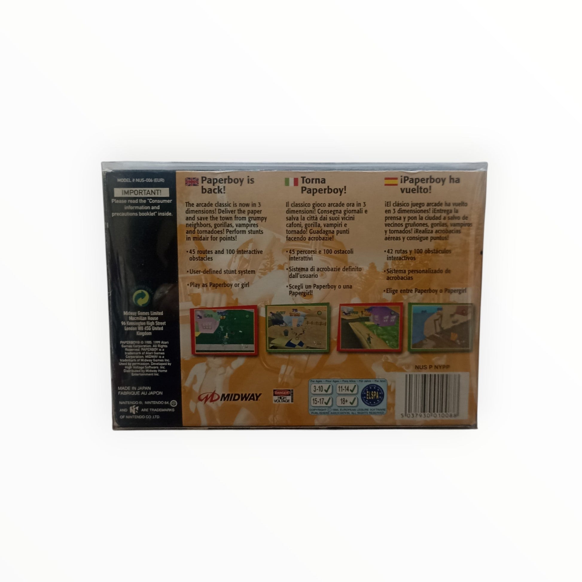 PaperBoy N64 - Masaru