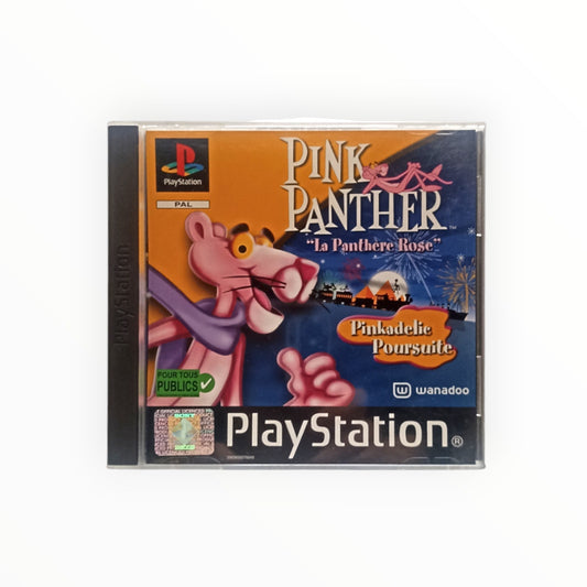 Jeu Pink Panther Pinkadelic Poursuite PlayStation 1 complet – version officielle DreamCatcher Wanadoo