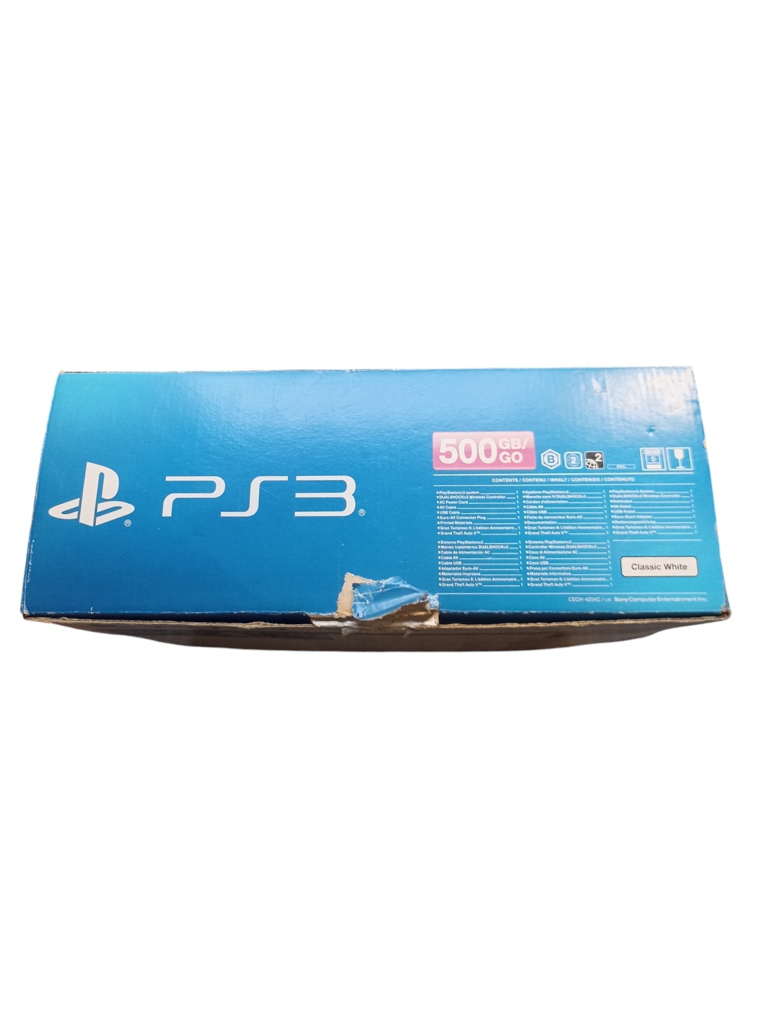 PlayStation 3 Super Slim 500 Go – Pack Gran Turismo 6 + GTA V (sans manette) - Masaru