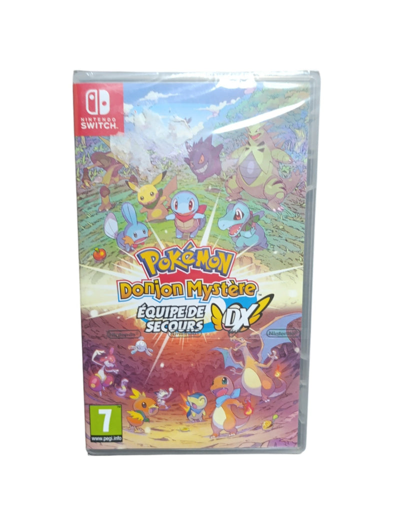 Pokémon Donjon Mystère : Équipe de Secours DX – Nintendo Switch (neuf sous blister)